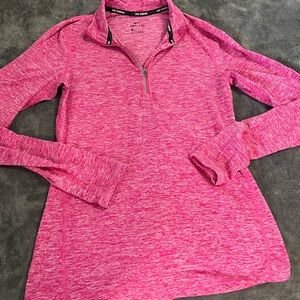 Pink Nike Quarter-Zip Pullover